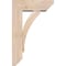 Ekena Millwork Thorton Slat Smooth Bracket w/ Offset Brace, Douglas Fir, 5 1/2"W x 14"D x 22"H BKT0604X14X22THR06SDF - alternate 4